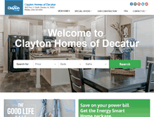 Tablet Screenshot of claytondecatur.com